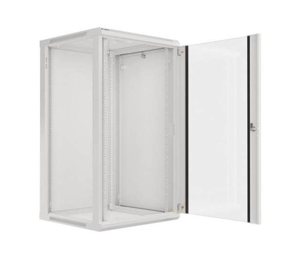 Lanberg Wisząca 19" 22U 600x600mm jednosekcyjna (szara) - 455403 - zdjęcie 14